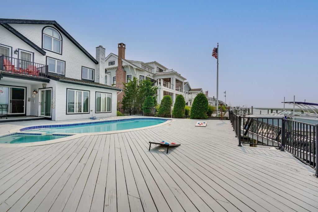 Bayfront Avalon Home with Boat Slip and Private Pool!